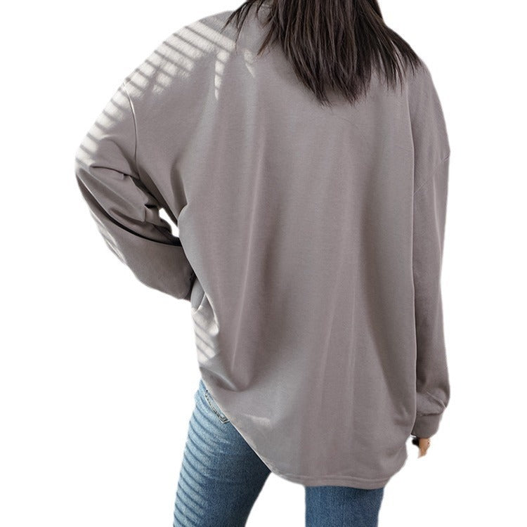 Women's Mid-length Sweater - Perfect for Layering