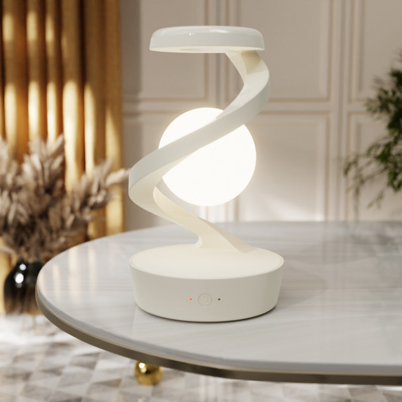 Smart Moon Desk Lamp | Wireless Charger & Gesture Control