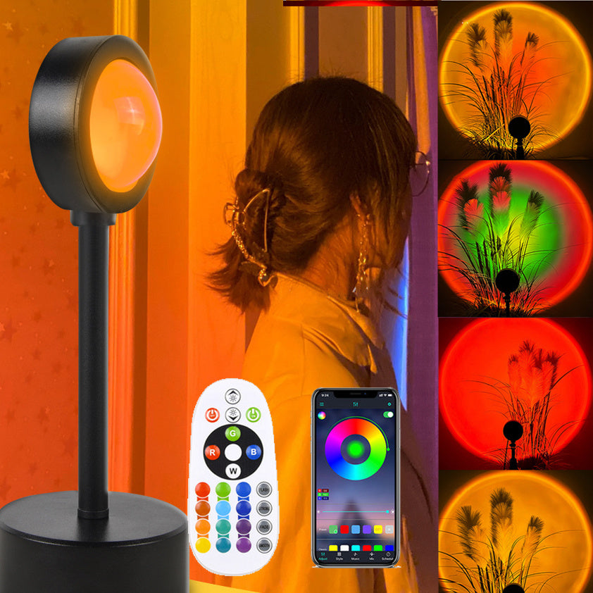 Sunset Projection Lamp Night Light Wall Decoration Lighting - TechBloom