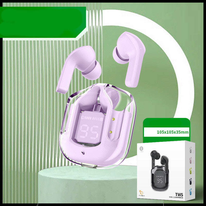 True Wireless Bluetooth Headset Digital Display ENC Noise Reduction - TechSavvy