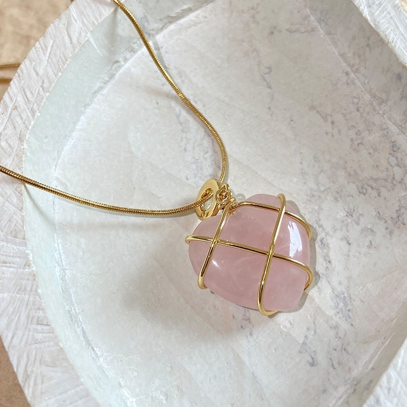 Fashion Moonstone Necklace - A Perfect Accessory for Your Cartoon Princess Love Girl
