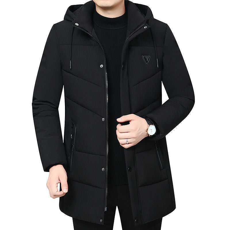 Winter Middle-aged And Elderly Men's Coat Thickened - Stay Warm in Style