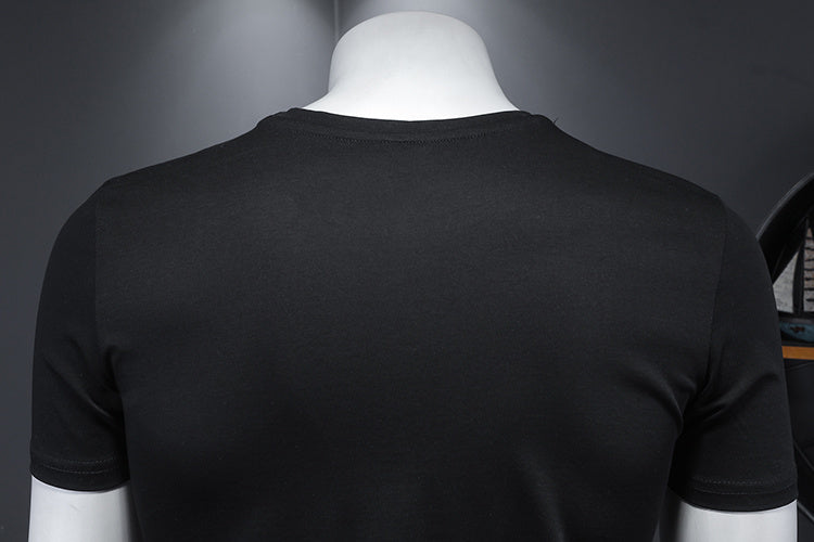Men's Summer Jade Silk Handsome Bottoming Shirt