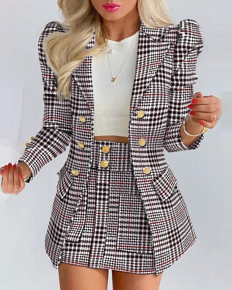Stylish Solid Color Casual Suits for Women