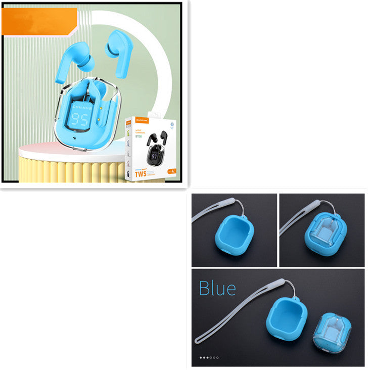 True Wireless Bluetooth Headset Digital Display ENC Noise Reduction - TechSavvy