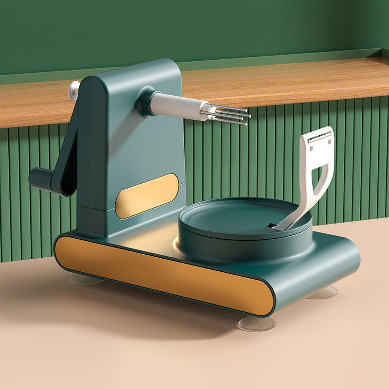 Hand-Cranked Multifunctional Peeler Machine - Kitchen Fruit & Vegetable Slicer Tool