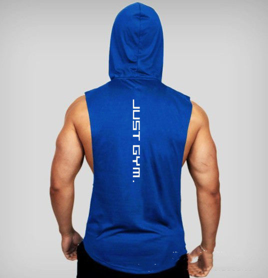 Men's Fitness Hooded Vest - Loose Fitting for Ultimate Comfort