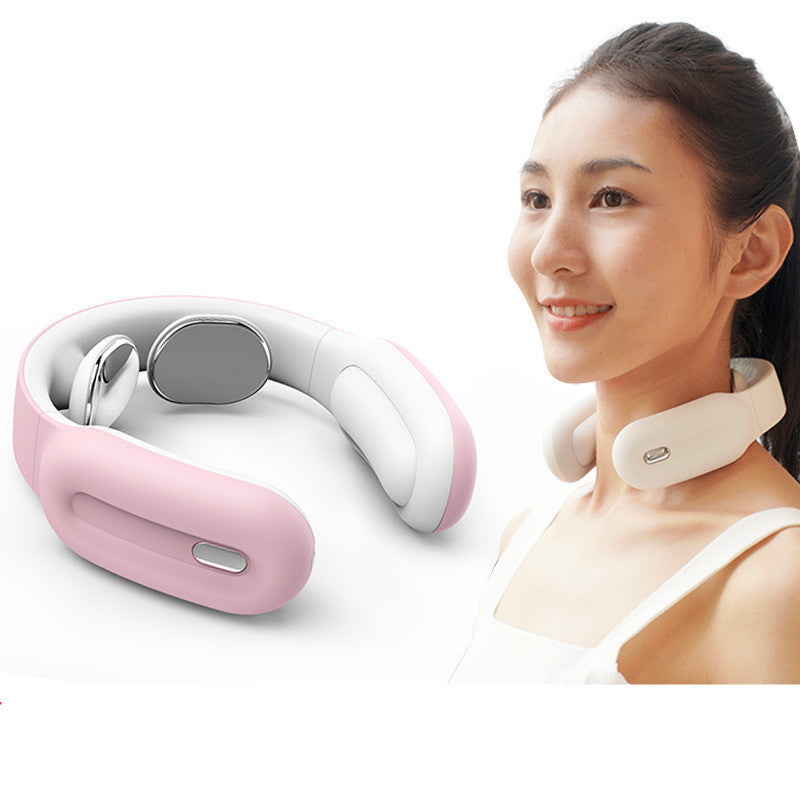 Smart Neck and Shoulder Massager with Remote Control - Heat Therapy & Pulse Technology