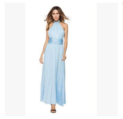 Women's Sexy Long Party Dress - Club Floor-Length Summer Backless Bandage Maxi Dress