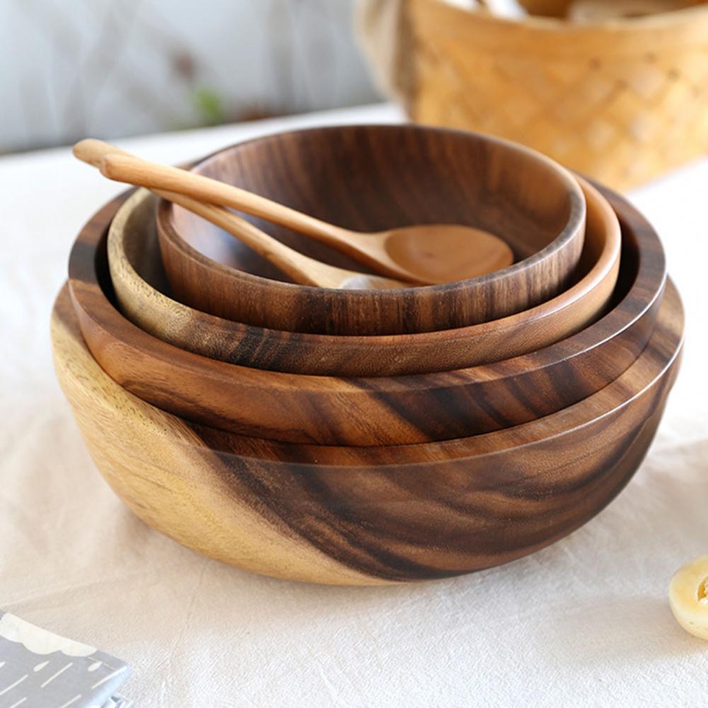 Natural Wooden Bowl - Kitchen Essential