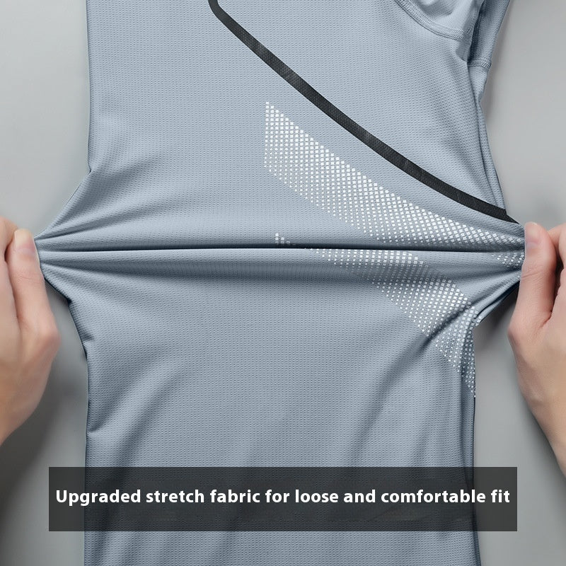 Men's Sports Running T-Shirt - Quick-drying & Breathable
