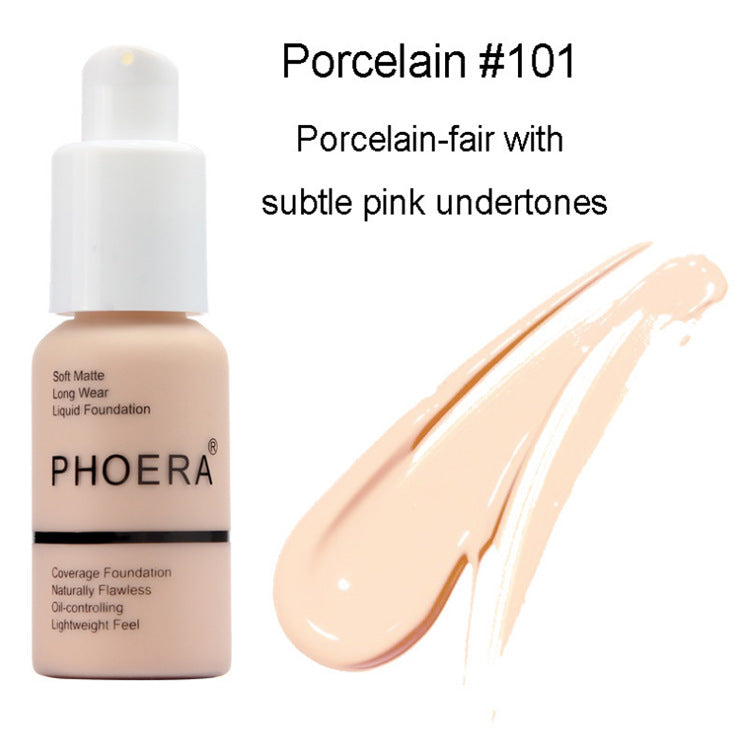 Matte Concealer Foundation Cream - Natural Color - Oil Control