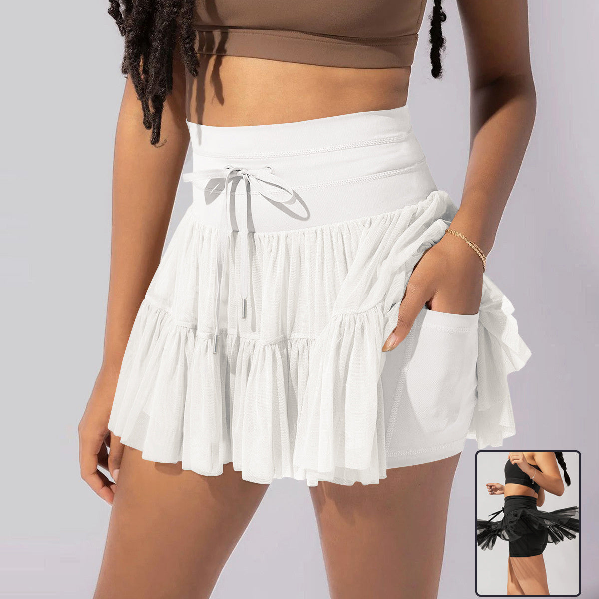 High Waist Sports Skirt - Summer Fashion Pleated Skirt for Women