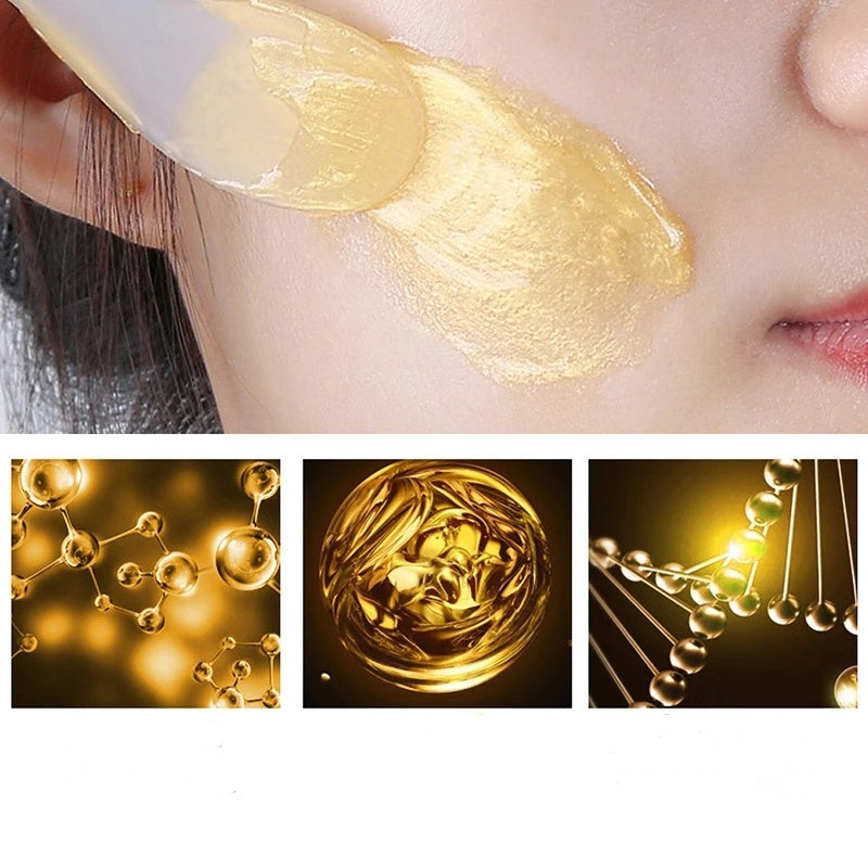 Gold Foil Snail Tear-Off Mask - Hydrating Facial Mask