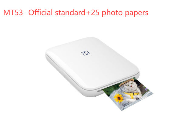 Portable Color Photo Printer - Wireless Bluetooth USB Thermal Sublimation Printer
