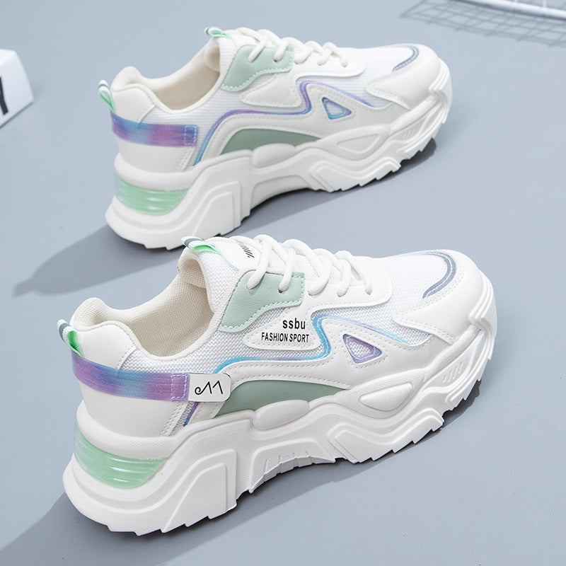 Fall New Women's Thick-soled Running Casual Shoes