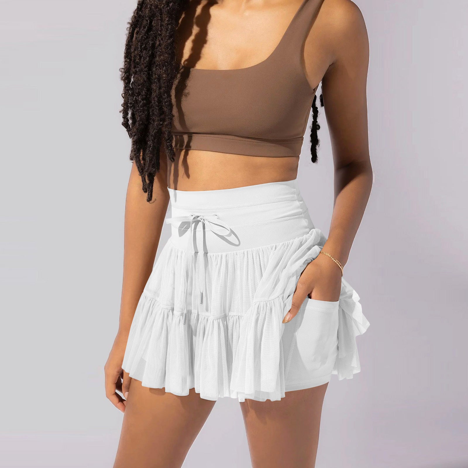 High Waist Sports Skirt - Summer Fashion Pleated Skirt for Women