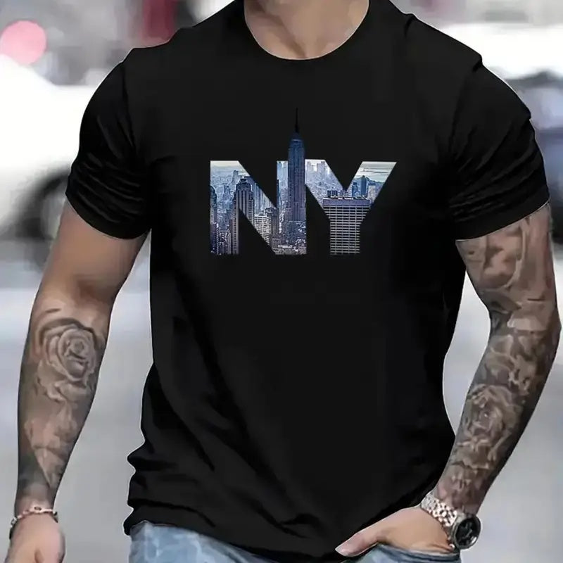 Men's Printed T-Shirt | Printed Short-Sleeved T-Shirt | iukstore