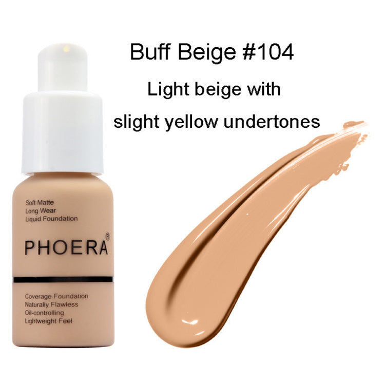 Matte Concealer Foundation Cream - Natural Color - Oil Control