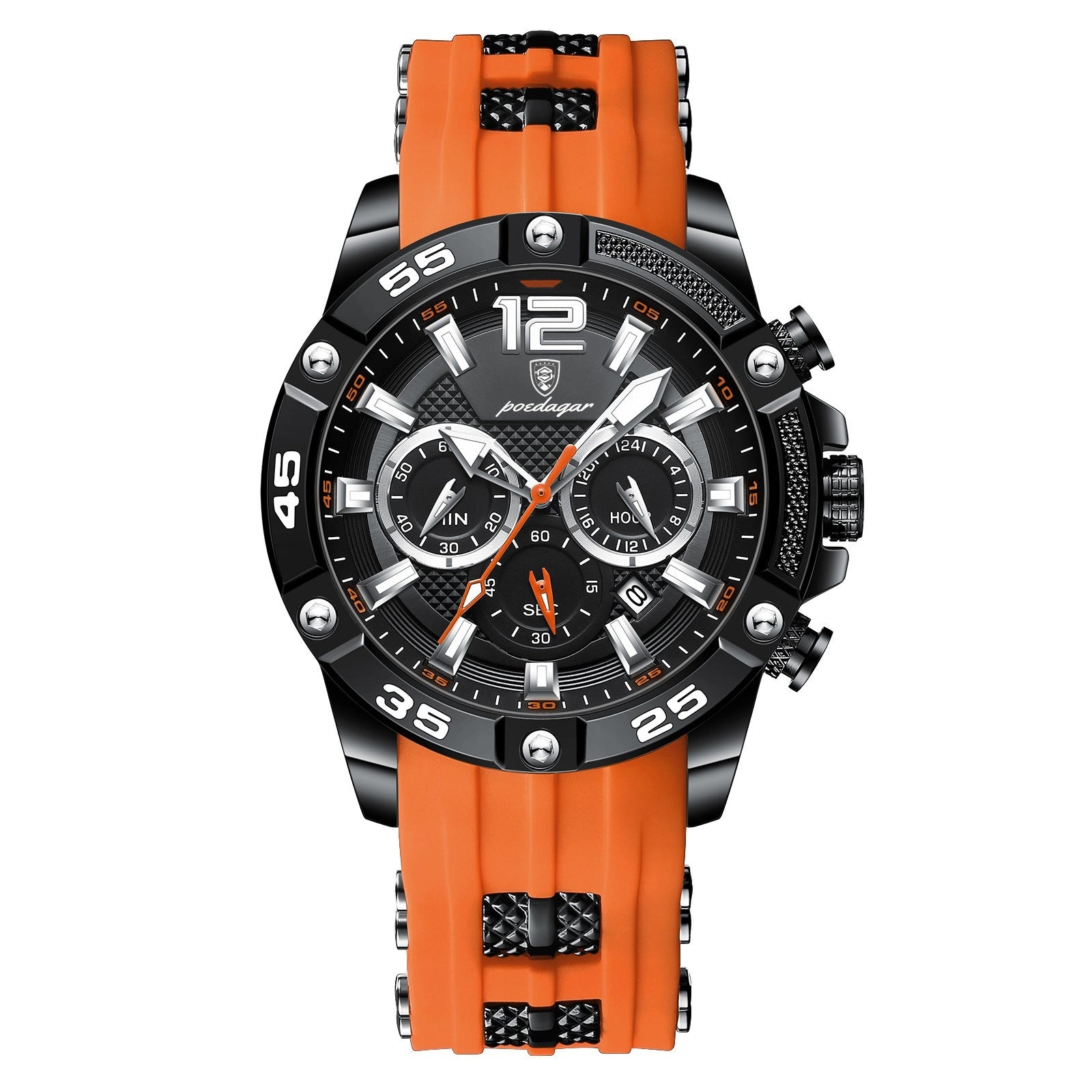 Silicone Strap Watches |  Men's Quartz Watch | iukstore