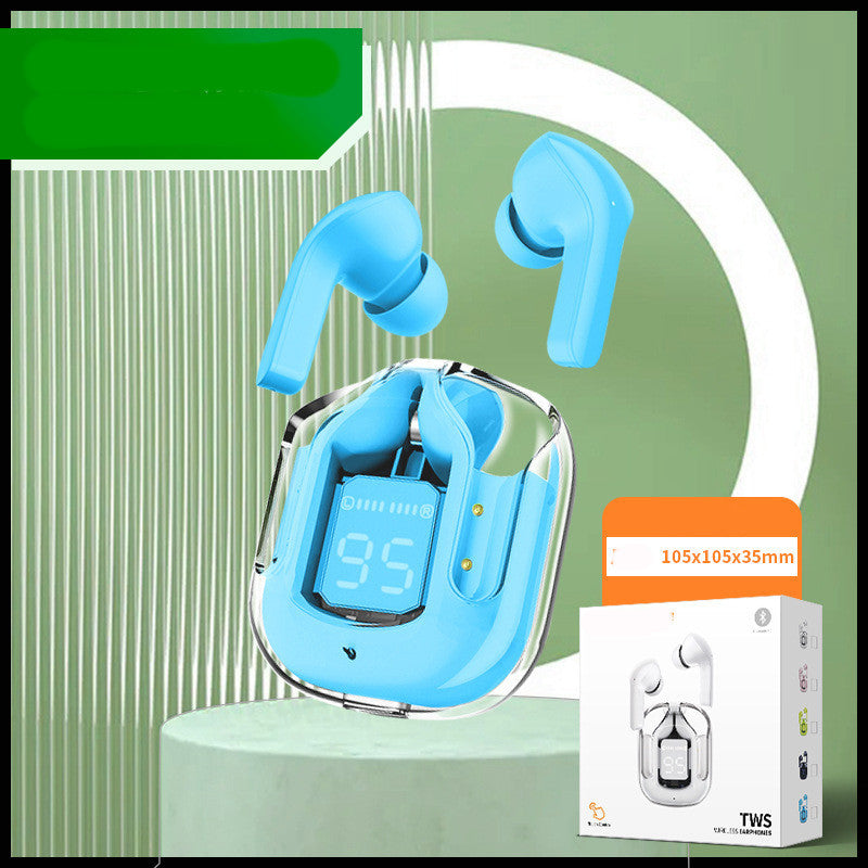 True Wireless Bluetooth Headset Digital Display ENC Noise Reduction - TechSavvy