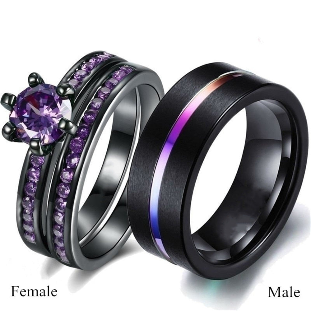 Women's Purple Ring | Lovers Purple Ring | iukstore