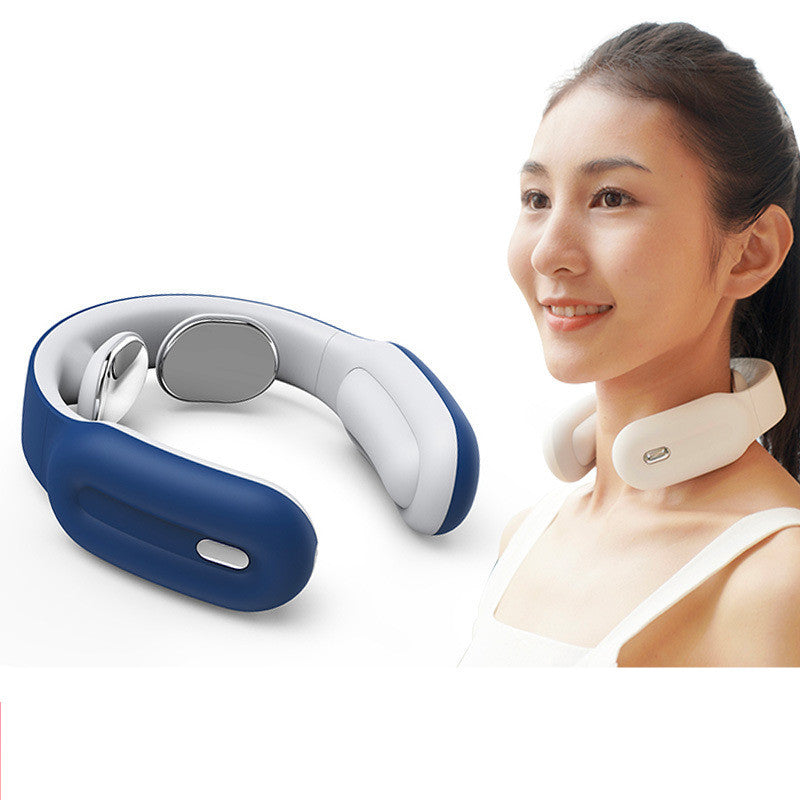 Smart Neck and Shoulder Massager with Remote Control - Heat Therapy & Pulse Technology