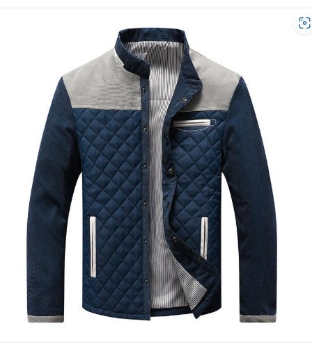 Casual Men's Cotton Jacket - Breathable & Stylish Outerwear