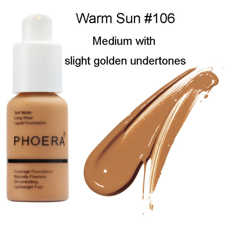 Matte Concealer Foundation Cream - Natural Color - Oil Control
