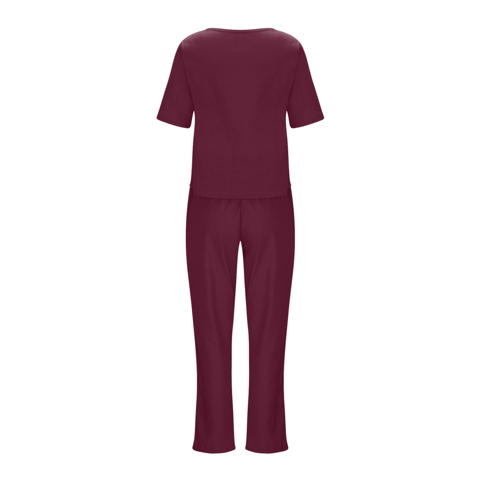 Women's Cotton And Linen Wide-leg Pants Suit
