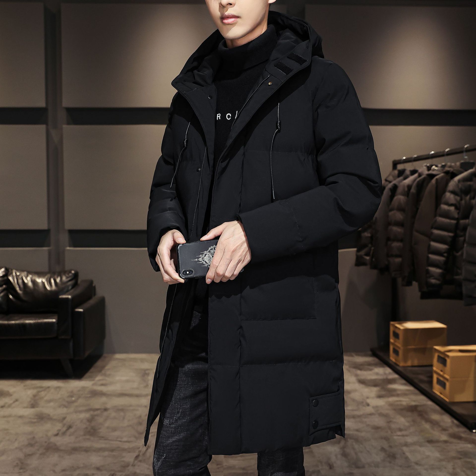 Men's Winter Down Coat - Warm & Stylish Outerwear
