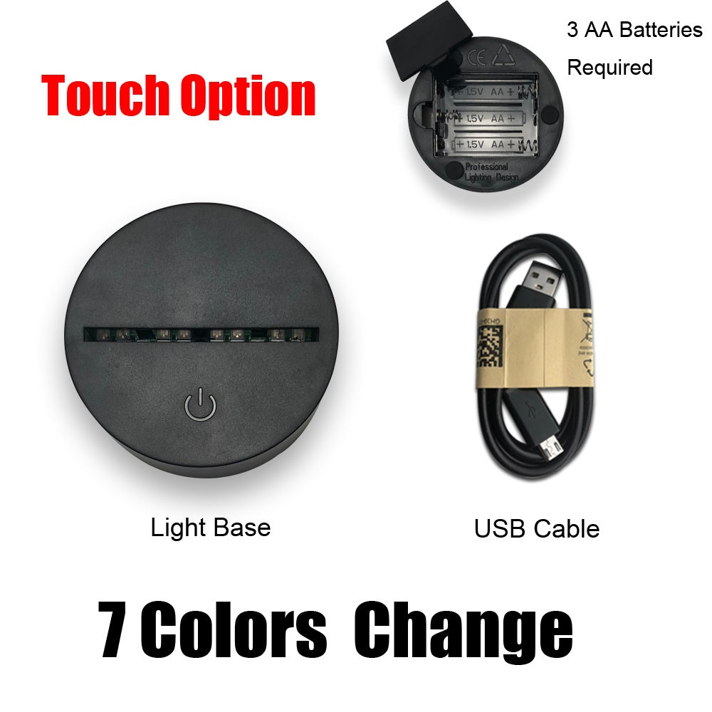 Religious Series 3D Night Light - Illuminate Your Faith