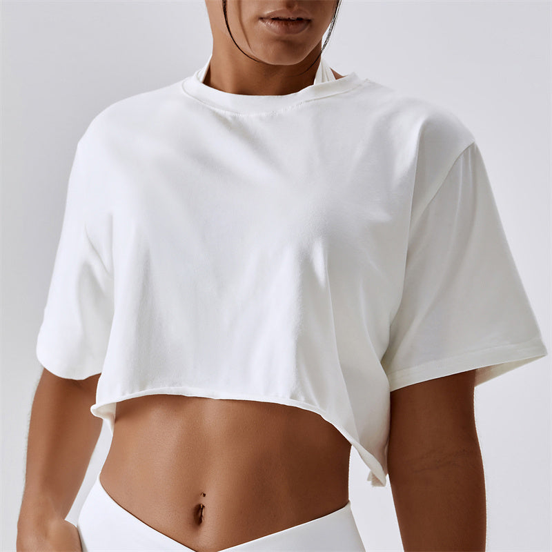Yoga & Fitness Short Sleeve T-shirt for Women