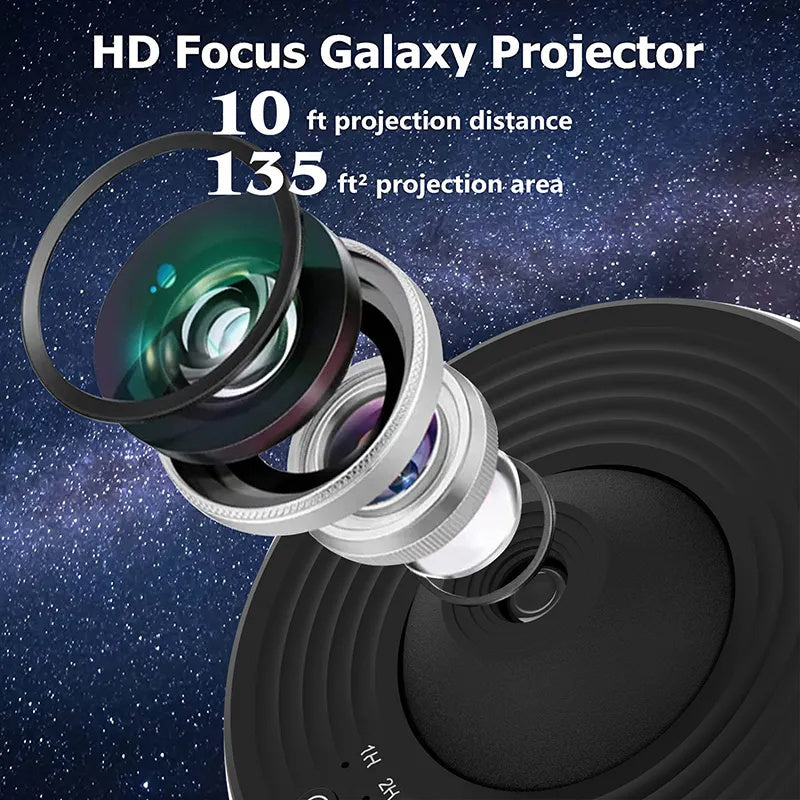 Galaxy Projector Night Light - Starry Sky Effect for Kids' Bedrooms
