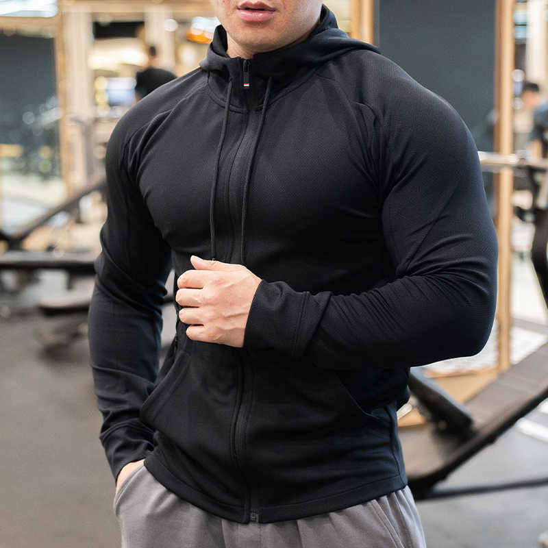 Men's Sports Casual Slim Jacket - Hooded & Stylish