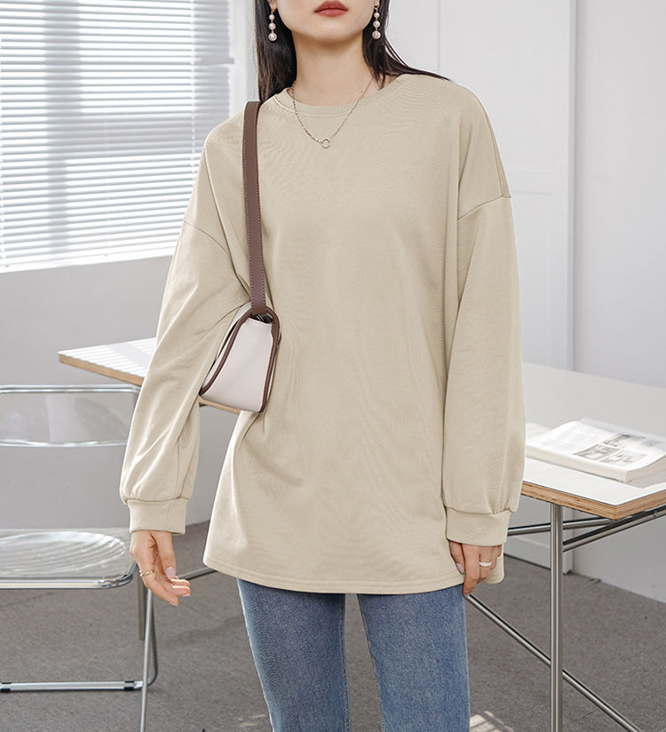 Women's Mid-length Sweater - Perfect for Layering