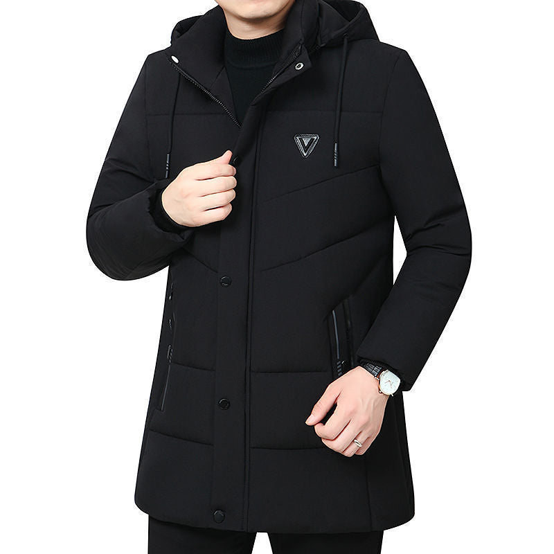 Winter Middle-aged And Elderly Men's Coat Thickened - Stay Warm in Style