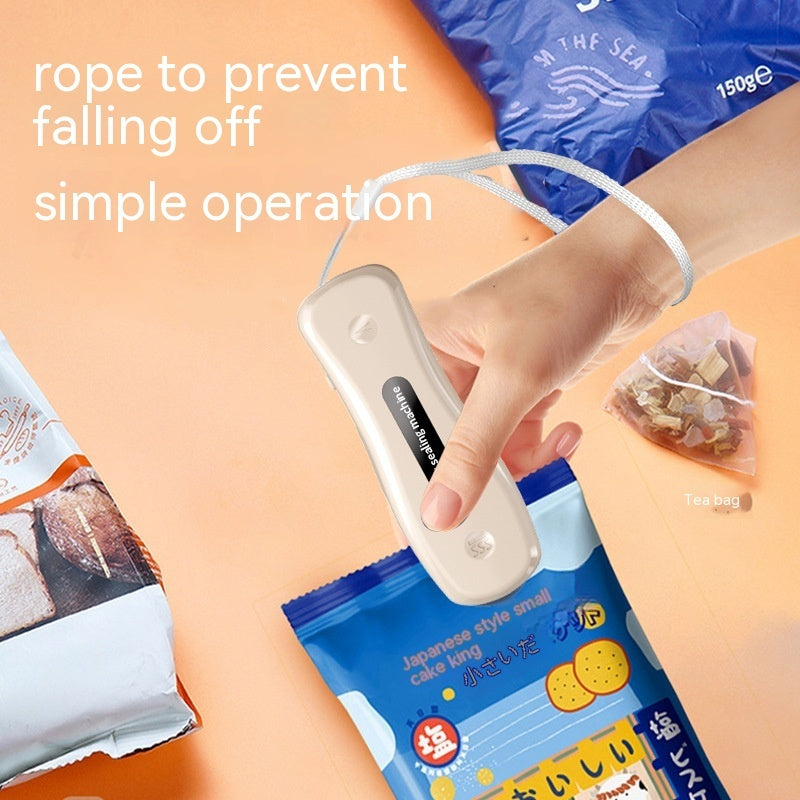 Portable USB Mini Sealing Machine Kitchen Gadgets Rechargeable - TechSavvy