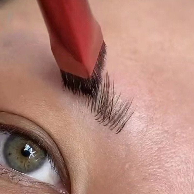 Professional Precision Eyebrow Brush - 3D Hair-Like Strokes & Concealer Tool