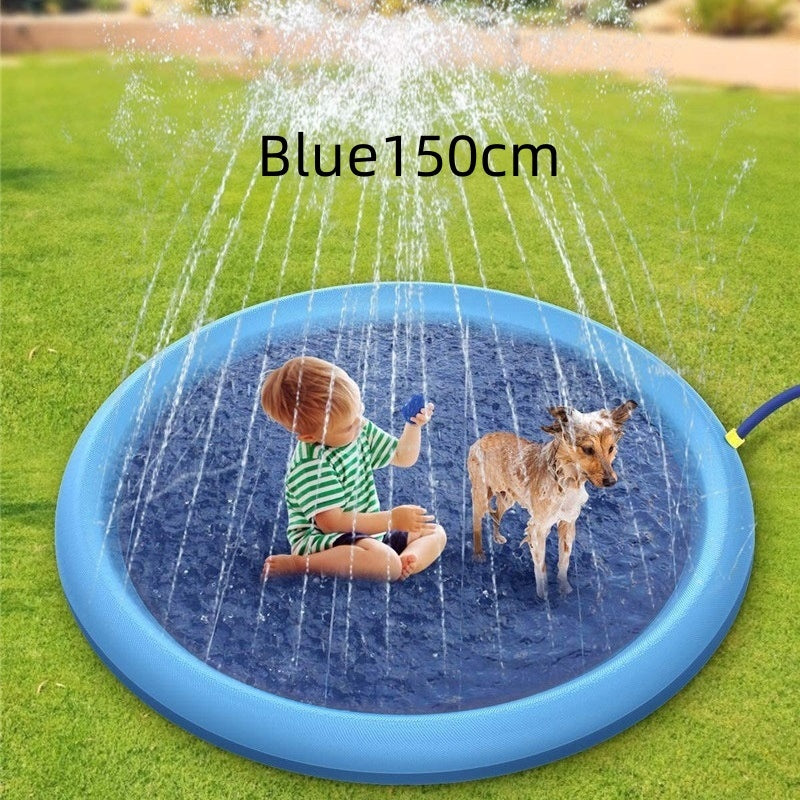 Non-Slip Splash Pad for Kids & Pets - Summer Fun in Your Backyard!