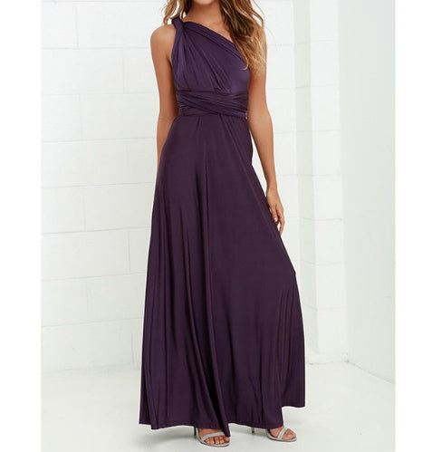 Women's Sexy Long Party Dress - Club Floor-Length Summer Backless Bandage Maxi Dress