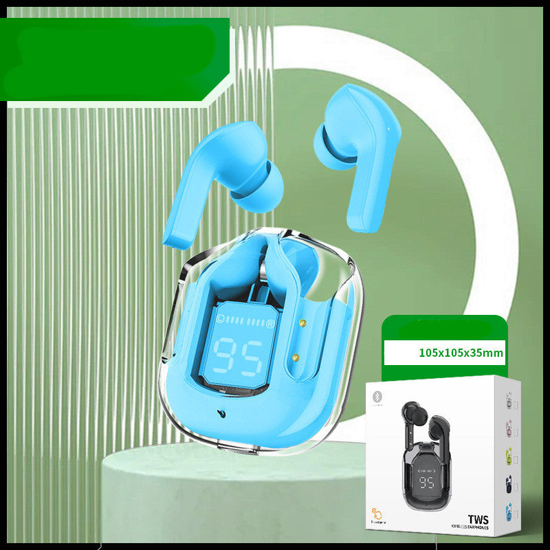 True Wireless Bluetooth Headset Digital Display ENC Noise Reduction - TechSavvy