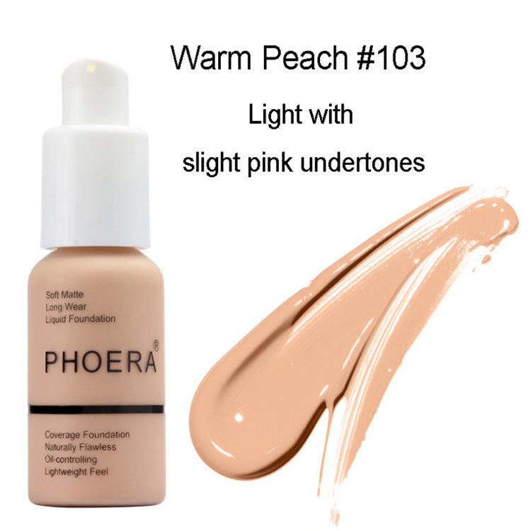 Matte Concealer Foundation Cream - Natural Color - Oil Control