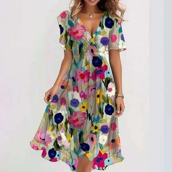 Elegant Summer Chiffon Dress for Women