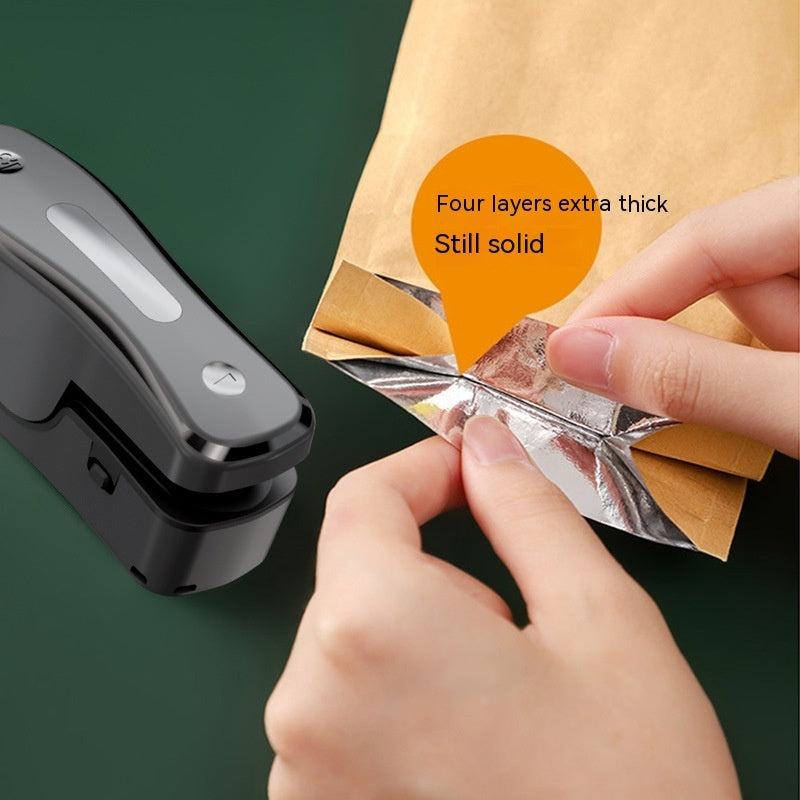 Portable USB Mini Sealing Machine Kitchen Gadgets Rechargeable - TechSavvy
