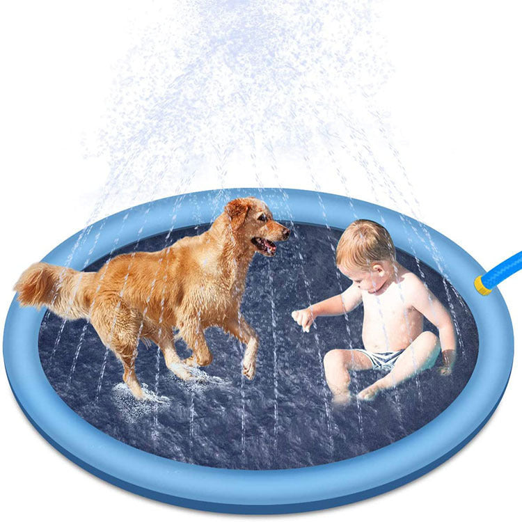 Non-Slip Splash Pad for Kids & Pets - Summer Fun in Your Backyard!