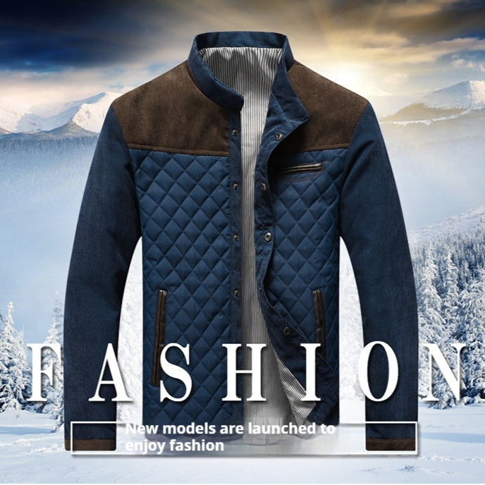 Casual Men's Cotton Jacket - Breathable & Stylish Outerwear