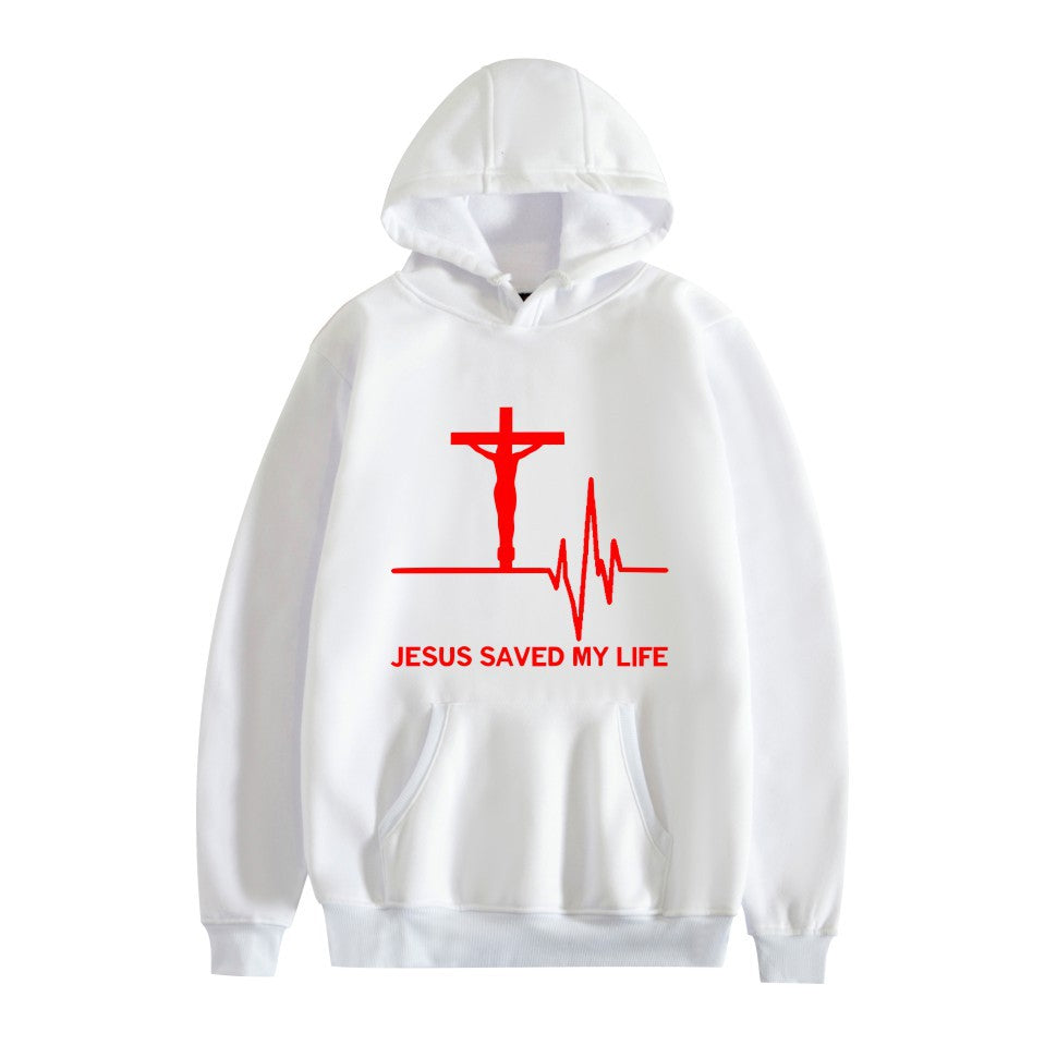 Unisex Printed Casual Loose Sweatshirt