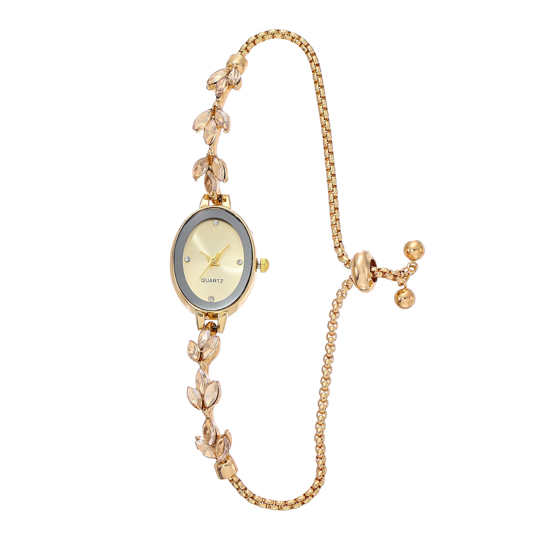 Diamond Oval Watch | Womens Diamond Watch | iukstore