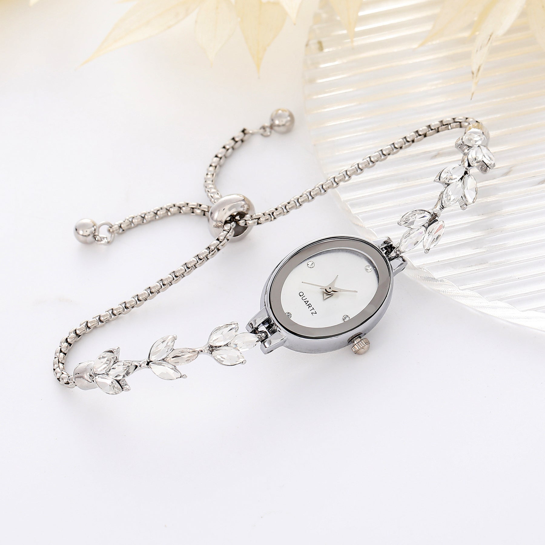 Diamond Oval Watch | Womens Diamond Watch | iukstore